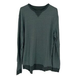 Sonoma Goods For Life Mens Crew Neck Pullover Long Sleeve T-Shirt Sage Green 2XL